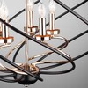 Миниатюра фото подвесная люстра eurosvet 60105/5 черный | 220svet.ru