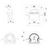 Миниатюра фото заглушка deko-light end cap r-et-01-08 set 2 pcs 979620 | 220svet.ru