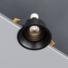 Миниатюра фото встраиваемый светильник elektrostandard punto 25016/01 черный | 220svet.ru