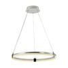 Миниатюра фото подвесная светодиодная люстра profit light 6043/1 wht+chr | 220svet.ru