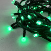 Миниатюра фото гирлянда нить 10м зеленая 24в, 75 led, провод черный каучук, ip65 ltc ll75-1-1g | 220svet.ru