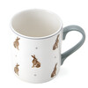 Миниатюра фото кружка фарфоровая hare mikasa grey/white 280 мл kitchen craft | 220svet.ru
