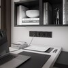 Миниатюра фото розетка ethernet rj-45 werkel черные матовый w1181008 | 220svet.ru