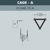 Миниатюра фото садовый светильник-столбик fumagalli aloe`.r/g250 1l g25.163.s10.wxe27 | 220svet.ru