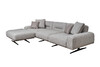 Миниатюра фото диван модульный угловой левый garda decor porto №11 | 220svet.ru