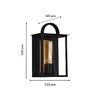 Миниатюра фото уличный настенный светильник favourite lume 4299-1w | 220svet.ru