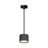 Миниатюра фото светильник потолочный feron barrel hl4588 aria  levitation 12w, 230v, gx53, черный, на подвесе 1,7 м | 220svet.ru