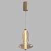 Миниатюра фото подвесной светодиодный светильник crystal lux sp7w led amber | 220svet.ru