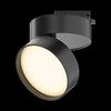 Миниатюра фото трековый однофазный светодиодный светильник maytoni onda tr007-1-18w3k-b-1 | 220svet.ru