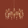 Миниатюра фото подвесная люстра светодиодная хрустальная freya elara fr5591pl-l36bs | 220svet.ru