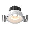 Миниатюра фото встраиваемый точечный светодиодный светильник maytoni round dl058-12w3k-trs-w | 220svet.ru