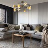 Миниатюра фото потолочная люстра escada milora 1101/8p | 220svet.ru