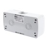 Миниатюра фото блок розетка-выключатель двухклавишный эра intro atlantic ip54 16/10a 250v с крышкой 5-702-03 б0050948 | 220svet.ru