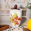 Миниатюра фото ёмкость для кофе с крышкой frutti di bosco 19 см nuova cer | 220svet.ru