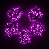 Миниатюра фото комплект 5 розовых нитей по 20м, 1000 led, провод черный пвх, ip54 ltc kdd1000-11-1p | 220svet.ru