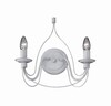 Миниатюра фото бра ideal lux corte ap2 bianco antico | 220svet.ru