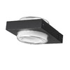 Миниатюра фото уличный настенный светодиодный светильник odeon light nature 6654/6wl черный | 220svet.ru