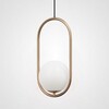 Миниатюра фото подвесной светильник matthew mccormick hoop 40 бронза mila pendant | 220svet.ru