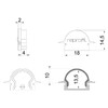 Миниатюра фото заглушка deko-light end cap r-et-01-12 set 2 pcs 979551 | 220svet.ru