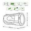Миниатюра фото прожекторный светодиодный фонарь gauss аккумуляторный 288х151 1000 лм gf703 | 220svet.ru