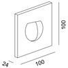 Миниатюра фото плафон для встраиваемого светильника deko-light light base 930424 | 220svet.ru