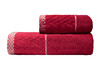 Миниатюра фото полотенце орсетто бордовое 70*140 garda decor 119val-11148 | 220svet.ru