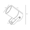 Миниатюра фото уличный светильник arte lamp mistero a3303al-1gy | 220svet.ru