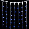 Миниатюра фото гирлянда занавес 2 x 3 м синий 220в, 600 led, провод прозрачный пвх, ip54 ltc pcl602-10-2b | 220svet.ru