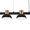 Миниатюра фото подвесная светодиодная люстра indigo traforo 11059/5pl black v000184l | 220svet.ru
