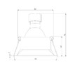 Миниатюра фото встраиваемый светильник elektrostandard 25017/01 a065473 | 220svet.ru
