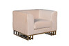Миниатюра фото кресло lucerne велюр бежевое garda decor 102an-20491 | 220svet.ru