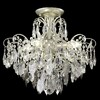 Миниатюра фото потолочная люстра crystal lux esmiralda pl4 silver | 220svet.ru