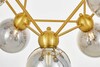 Миниатюра фото подвесная люстра lumina deco zodiak ldp 160n-12 md+gy | 220svet.ru