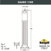 Миниатюра фото садовый светильник-столбик fumagalli sauro 1100 d15.555.000.axf1r.fc1 | 220svet.ru