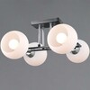 Миниатюра фото потолочная люстра illumico il0791-4csq-25 bk cr trento | 220svet.ru