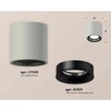 Миниатюра фото комплект накладного светильника ambrella light techno spot xs7533021 sgr/pbk серый песок/черный полированный (c7533, n7011) | 220svet.ru