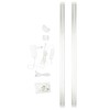 Миниатюра фото мебельный светодиодный светильник uniel ulm-f45-2x6w/4500k ip20 silver ul-00008280 | 220svet.ru