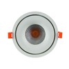 Миниатюра фото встраиваемый светодиодный светильник arte lamp apertura a3315pl-1wh | 220svet.ru