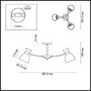 Миниатюра фото потолочная люстра lumion wilma 4535/3c | 220svet.ru