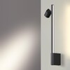Миниатюра фото настенный светодиодный светильник управление сенсерное novotech fermo 359313 черный | 220svet.ru