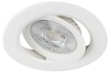 Миниатюра фото светильник светодиодный встраиваемый эра kl led 25a-5 3k wh set 10 5вт 3000к круглый поворотный белый набор 10 шт б0070936 | 220svet.ru