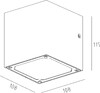 Миниатюра фото уличный настенный светильник deko-light cubodo ii single w 731026 | 220svet.ru