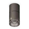 Миниатюра фото комплект накладного светильника ambrella light techno spot xs7403062 dch/bk черный хром/тонированный (c7403, a2071, c7403, n7192) | 220svet.ru