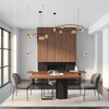 Миниатюра фото подвесная люстра denkirs orbit dk4067-bk+sg | 220svet.ru
