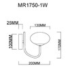 Миниатюра фото бра myfar scott mr1750-1w | 220svet.ru
