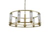 Миниатюра фото подвесная люстра newport 3729/c brass | 220svet.ru