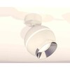 Миниатюра фото комплект накладного светильника ambrella light techno spot xm1101002 swh/psl белый песок/серебро полированное (a2202, c1101, n7032) | 220svet.ru