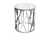 Миниатюра фото стол журнальный garda decor 13rxet3103-silver | 220svet.ru