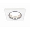 Миниатюра фото комплект встраиваемого светильника ambrella light techno spot xc6520003 swh/psl белый песок/серебро полированное (c6520, n6112) | 220svet.ru