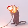 Миниатюра фото настольная лампа mouse lamp love edition usb seletti | 220svet.ru